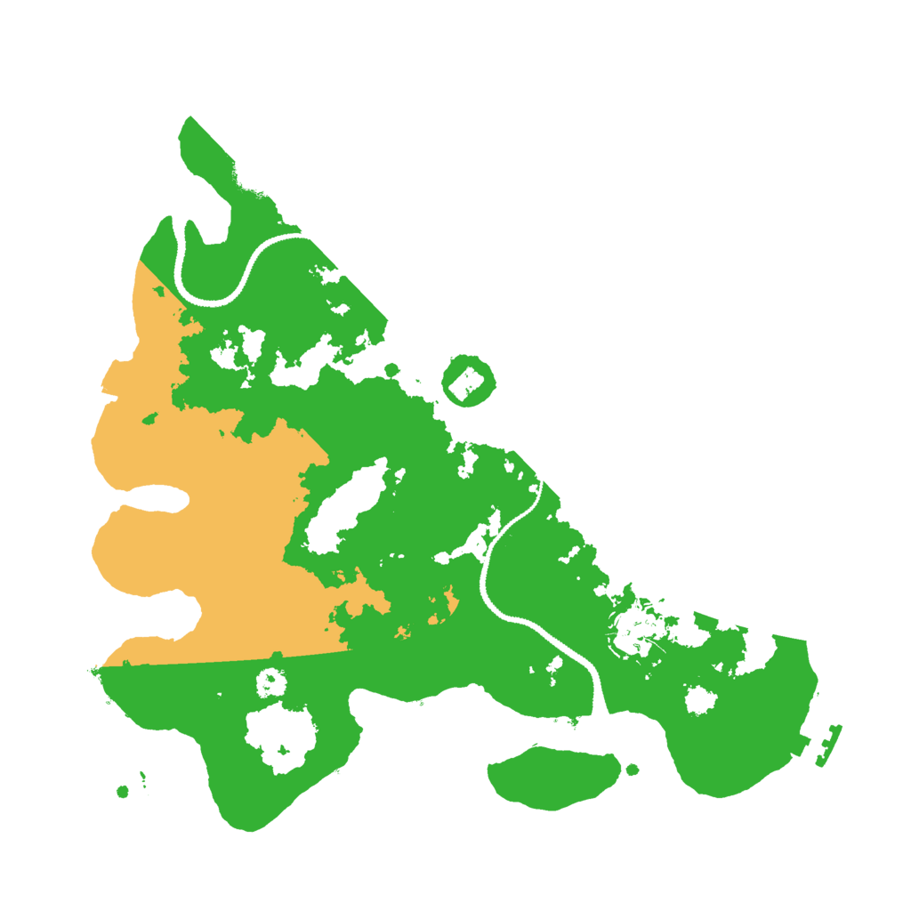 Biome Rust Map: Procedural Map, Size: 3000, Seed: 755472538