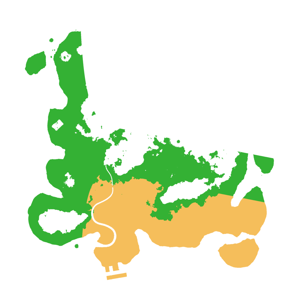 Biome Rust Map: Procedural Map, Size: 3000, Seed: 87241147