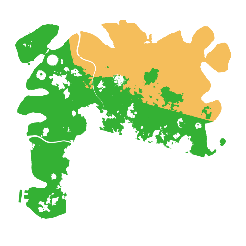 Biome Rust Map: Procedural Map, Size: 3900, Seed: 144