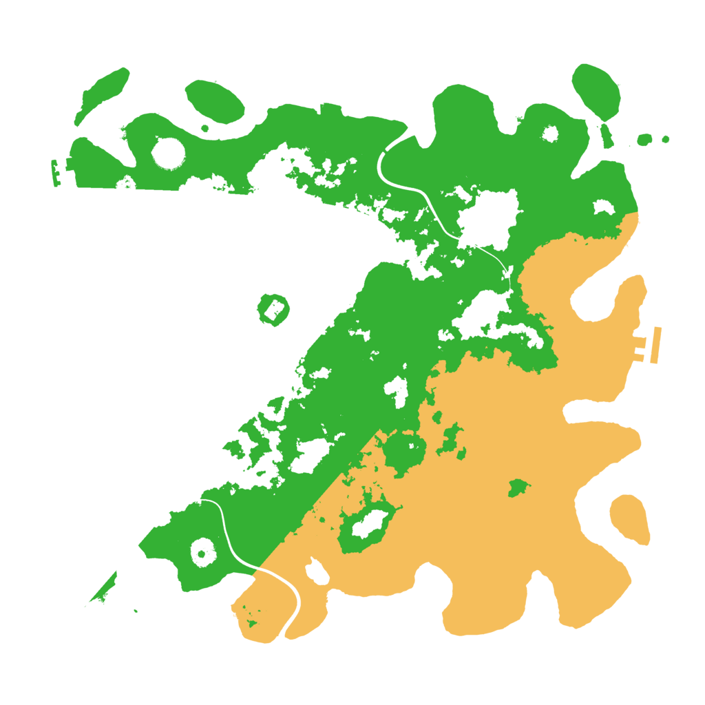 Biome Rust Map: Procedural Map, Size: 3900, Seed: 155