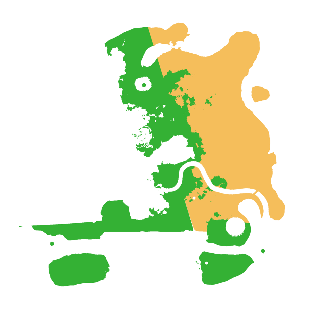 Biome Rust Map: Procedural Map, Size: 3000, Seed: 87751147