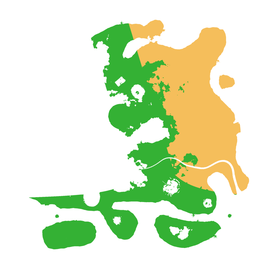 Biome Rust Map: Procedural Map, Size: 3000, Seed: 87751147