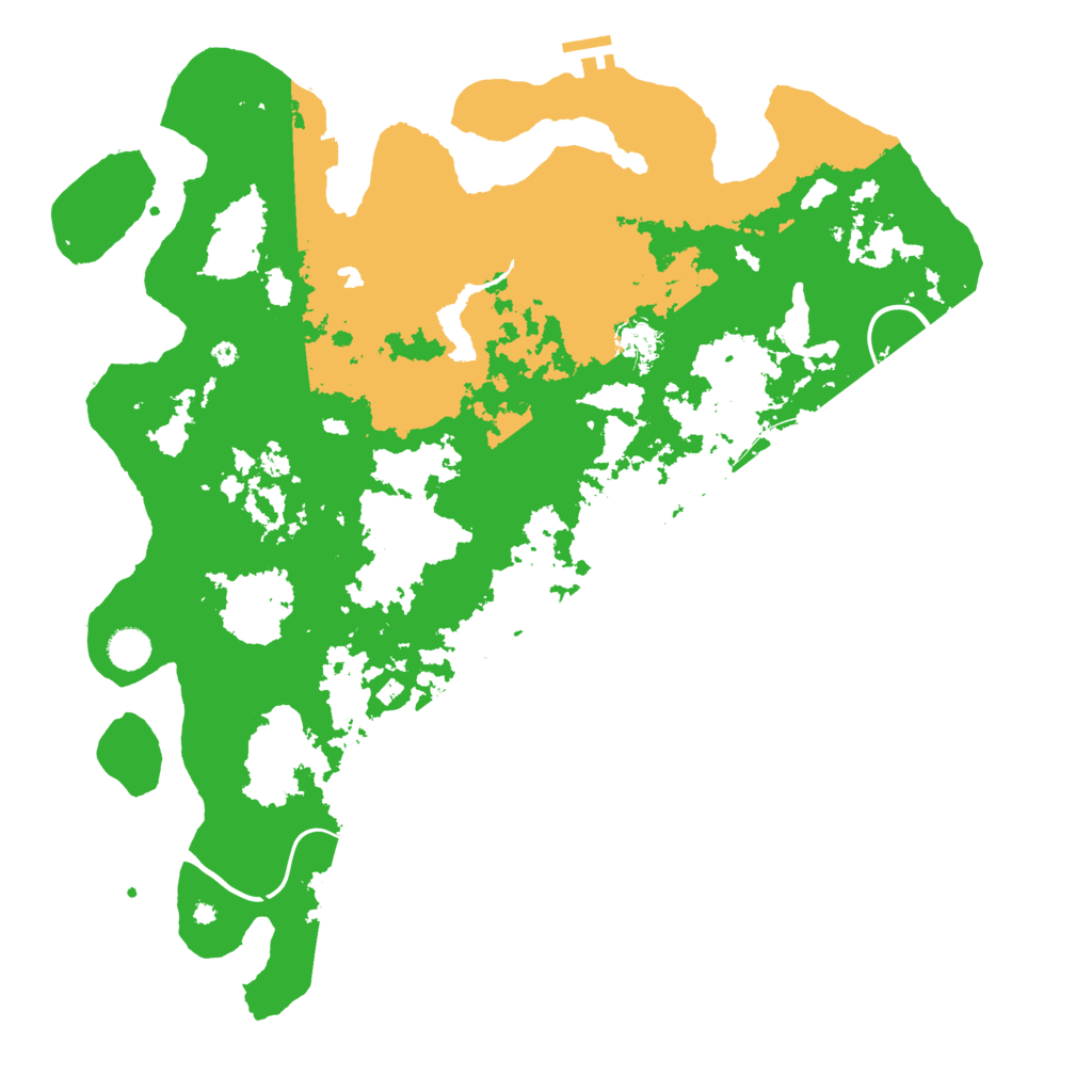 Biome Rust Map: Procedural Map, Size: 4500, Seed: 1398245151