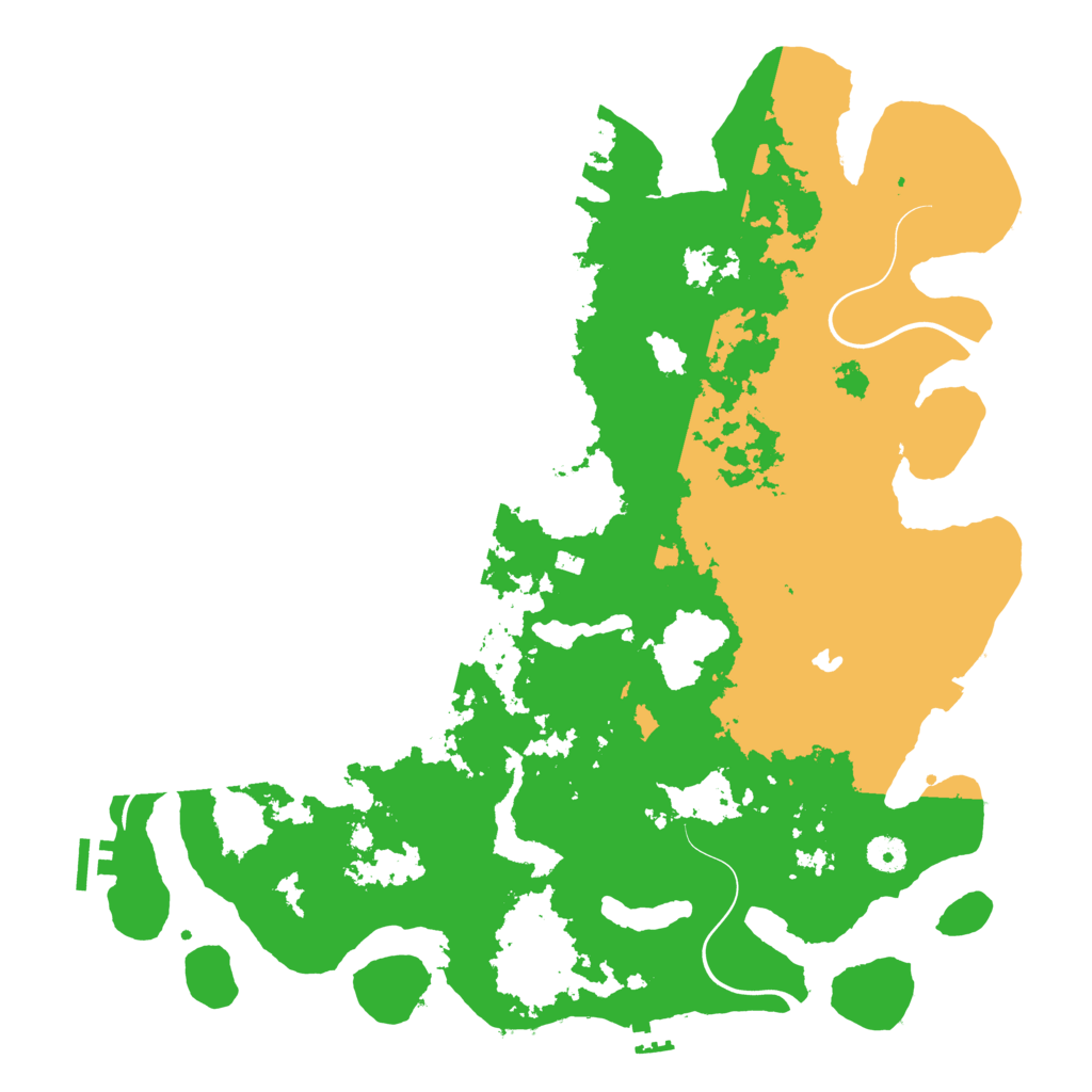 Biome Rust Map: Procedural Map, Size: 4242, Seed: 431278372