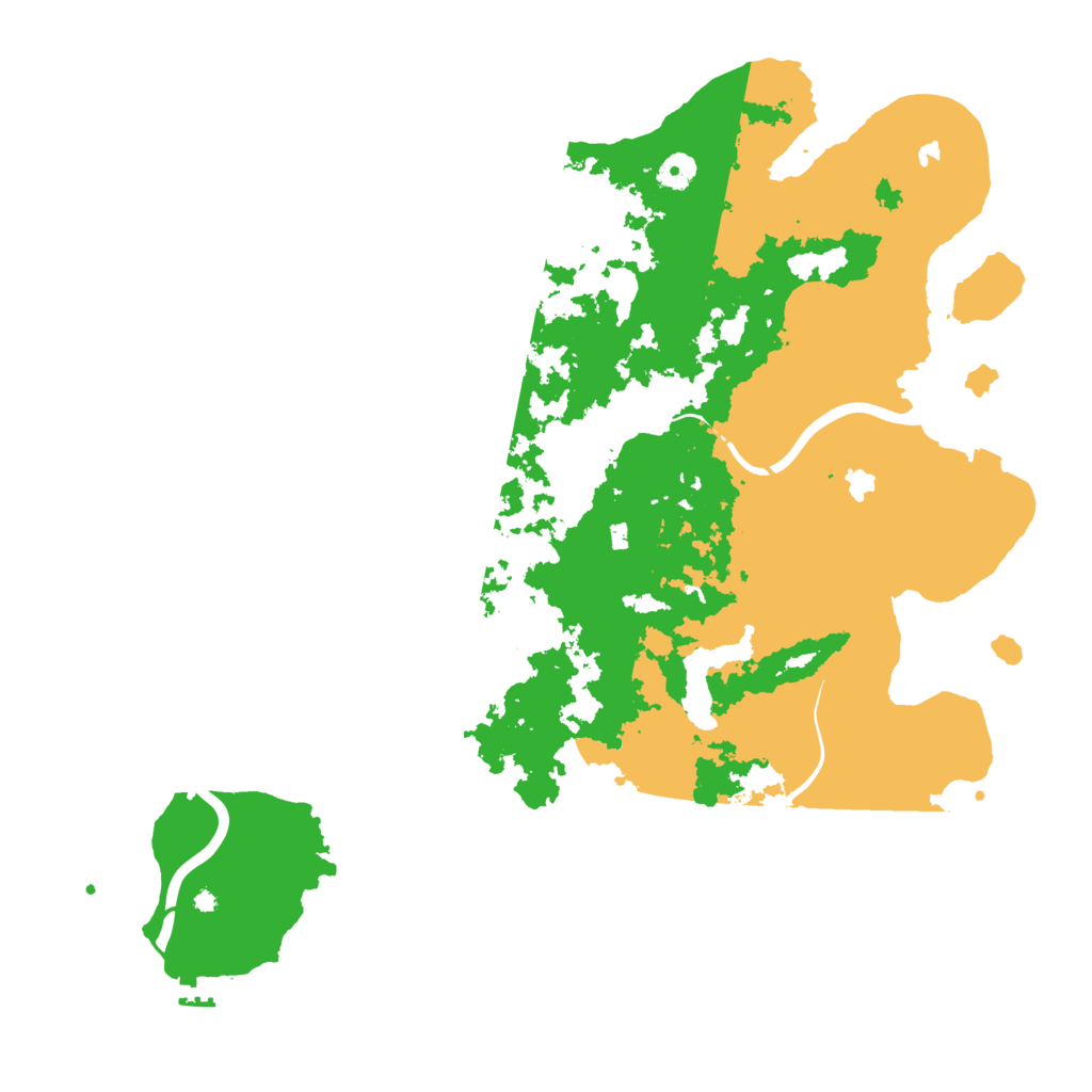 Biome Rust Map: Procedural Map, Size: 4500, Seed: 605922