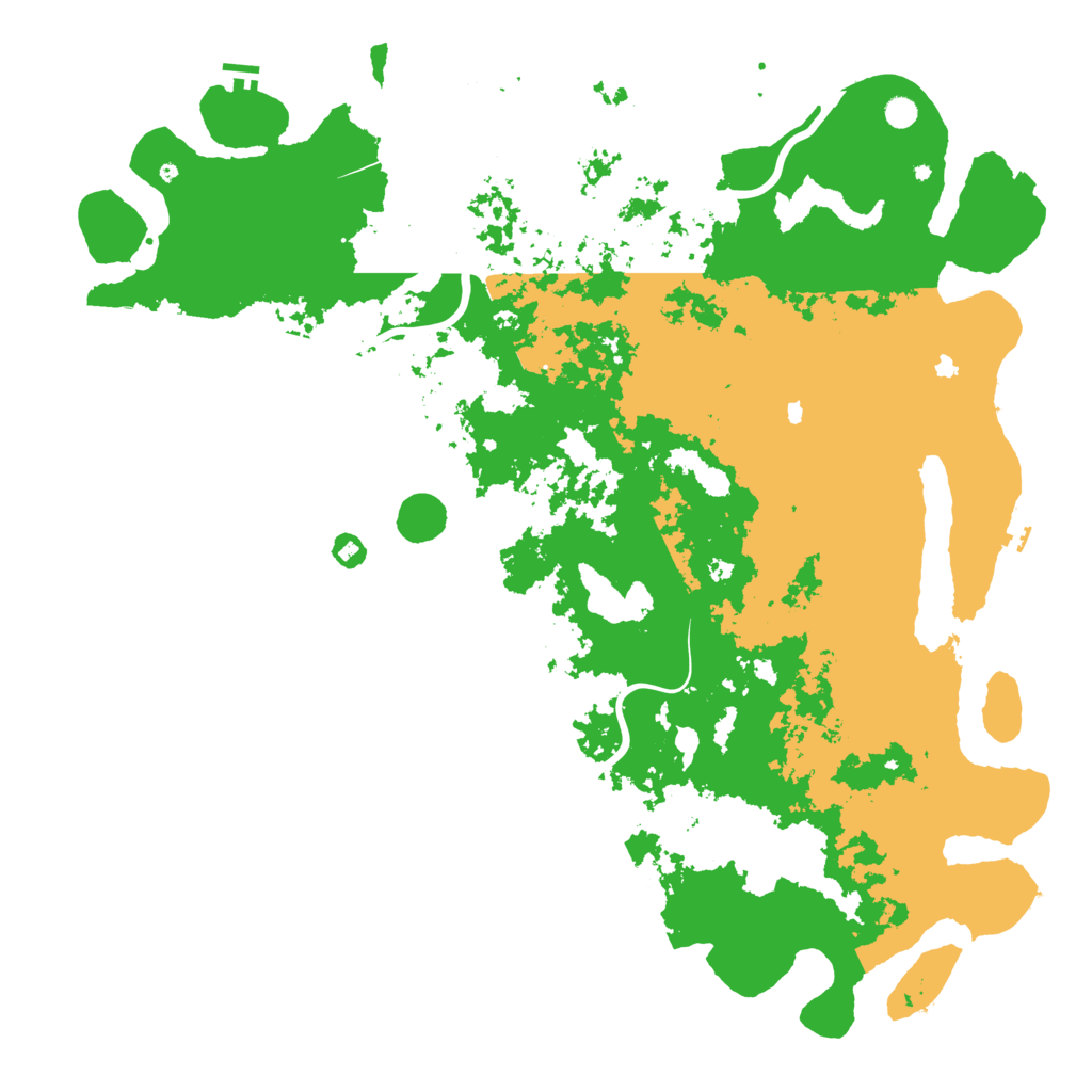 Biome Rust Map: Procedural Map, Size: 6000, Seed: 49836