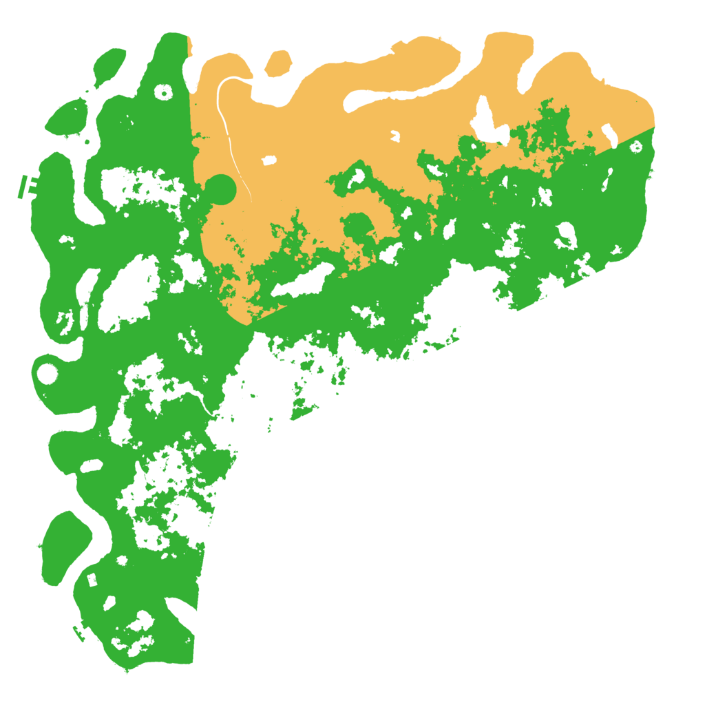 Biome Rust Map: Procedural Map, Size: 6000, Seed: 59736