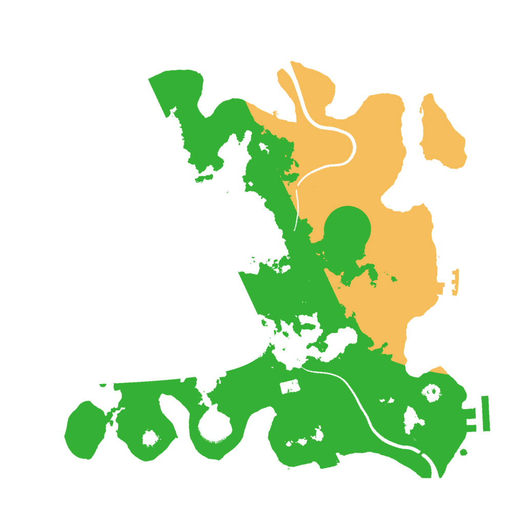 Biome Rust Map: Procedural Map, Size: 3000, Seed: 9017826