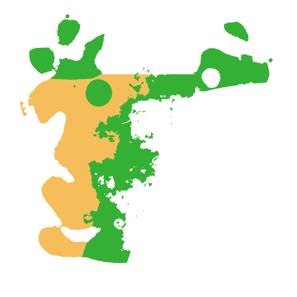 Biome Rust Map: Procedural Map, Size: 3000, Seed: 77506814