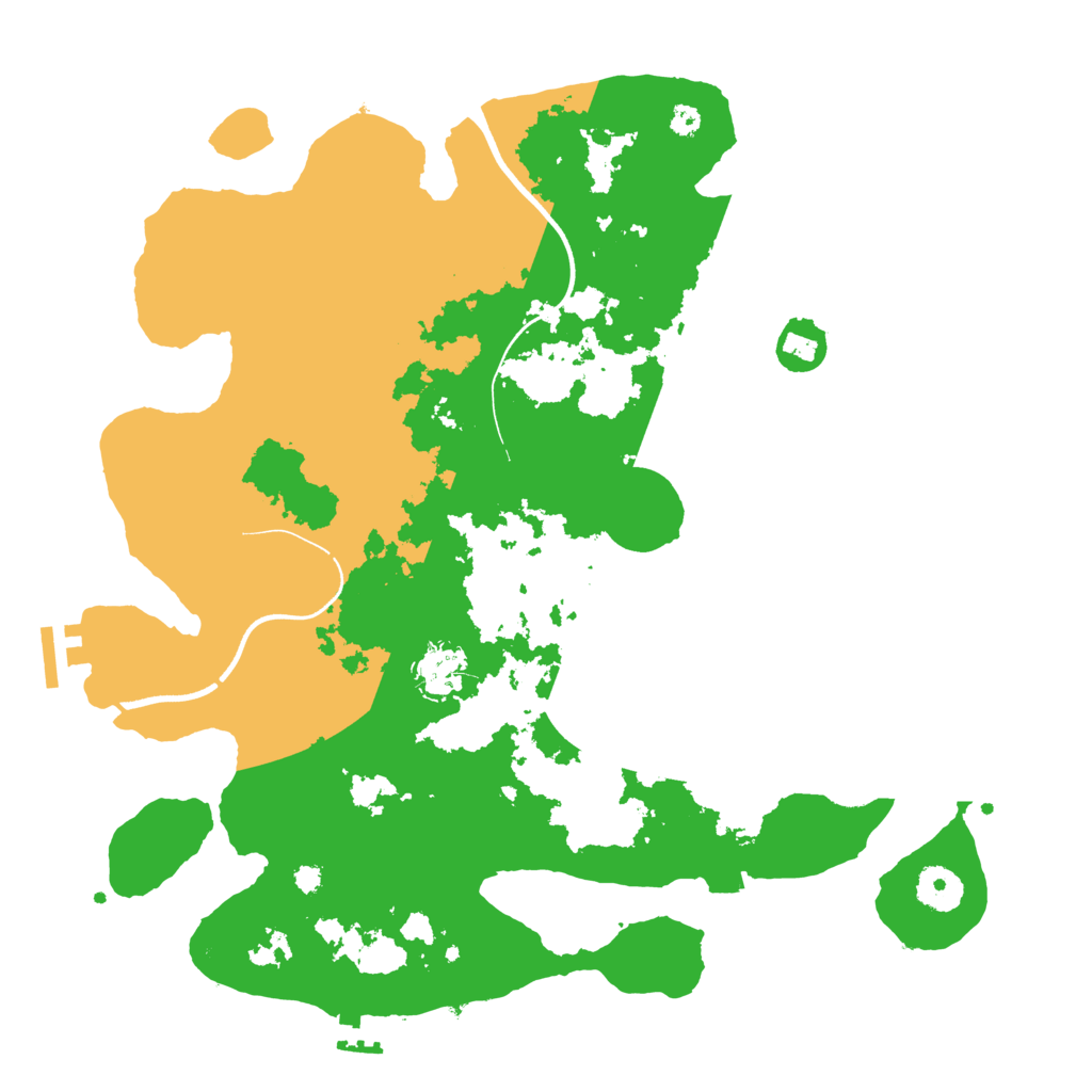Biome Rust Map: Procedural Map, Size: 3600, Seed: 91847539