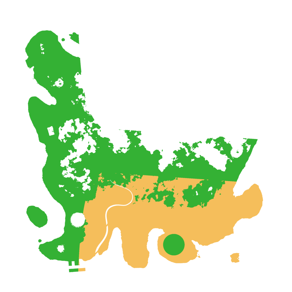 Biome Rust Map: Procedural Map, Size: 3600, Seed: 1010