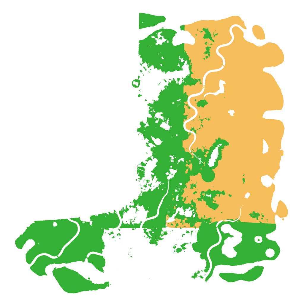 Biome Rust Map: Procedural Map, Size: 6000, Seed: 2397164