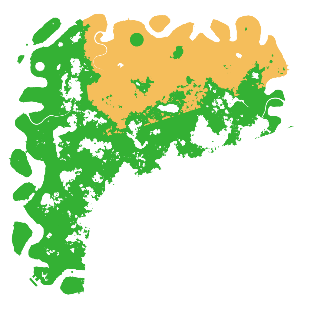 Biome Rust Map: Procedural Map, Size: 6000, Seed: 4020705