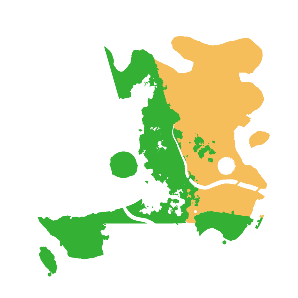 Biome Rust Map: Procedural Map, Size: 3000, Seed: 5320