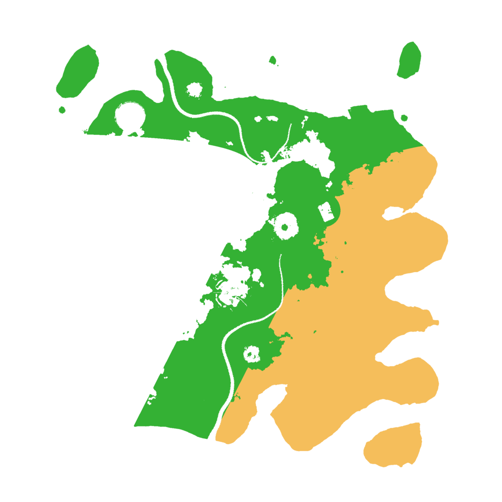 Biome Rust Map: Procedural Map, Size: 3000, Seed: 29439643