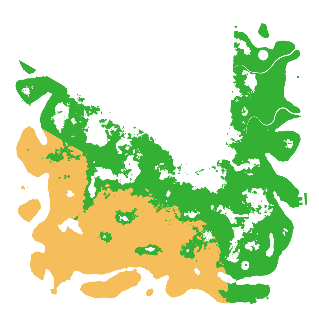 Biome Rust Map: Procedural Map, Size: 5500, Seed: 546547654