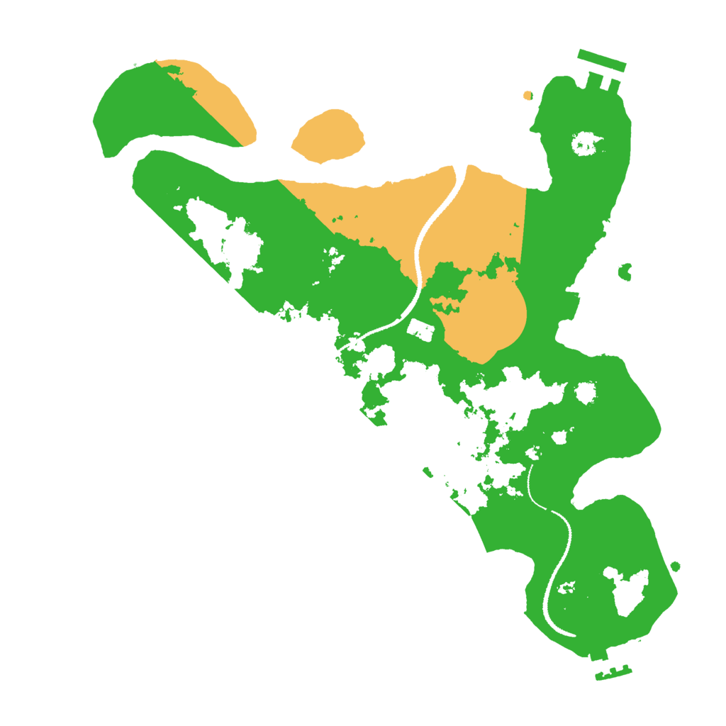 Biome Rust Map: Procedural Map, Size: 3000, Seed: 5044