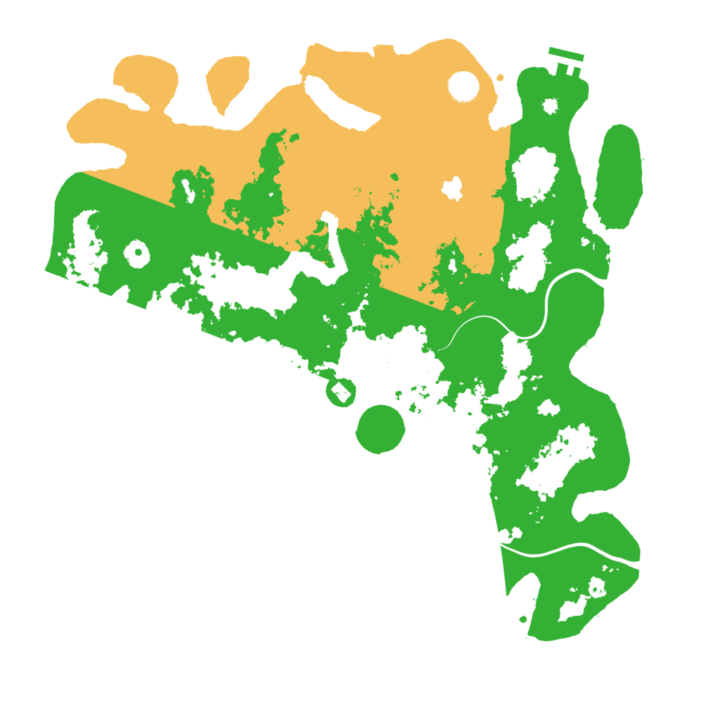 Biome Rust Map: Procedural Map, Size: 4000, Seed: 295926099