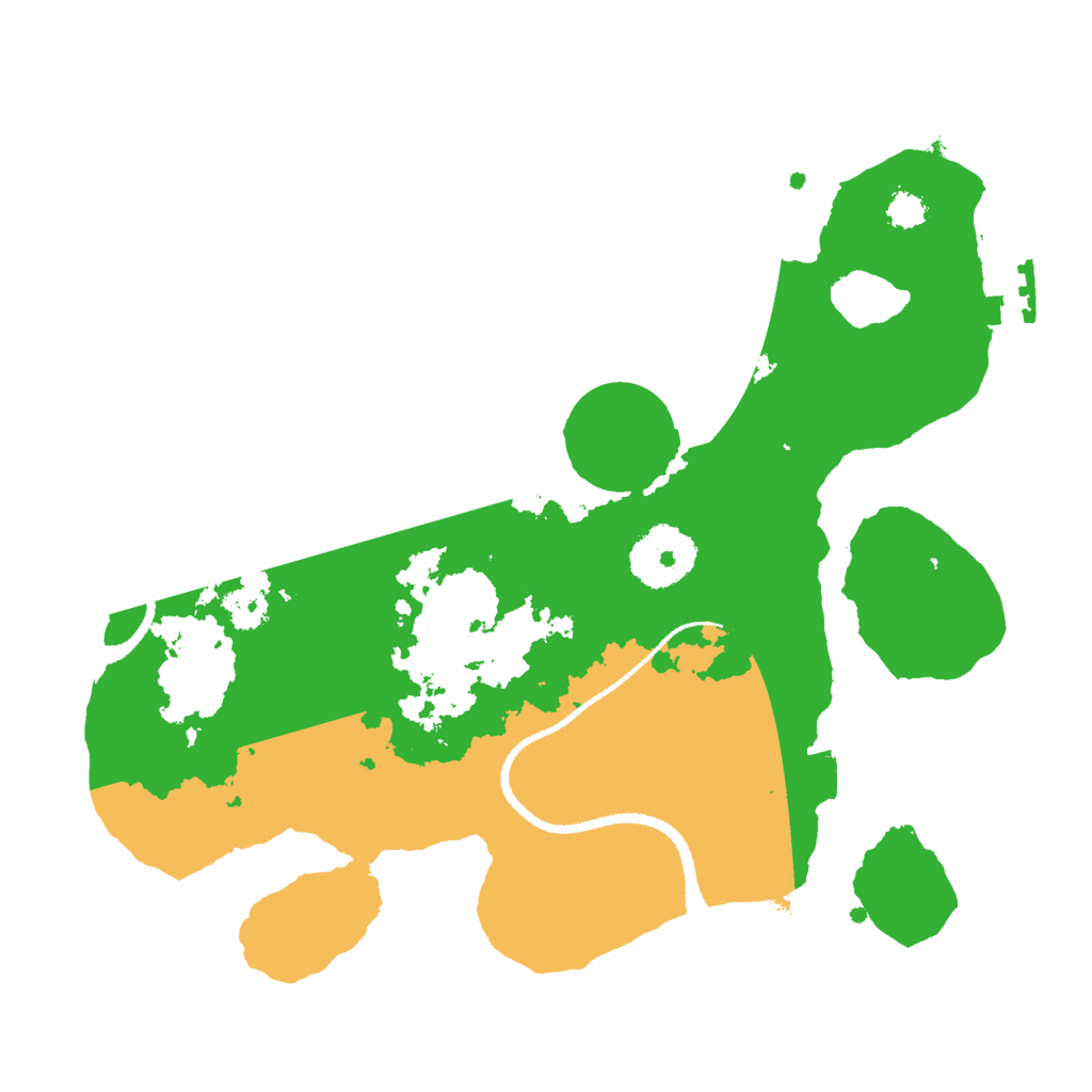 Biome Rust Map: Procedural Map, Size: 2630, Seed: 75407569