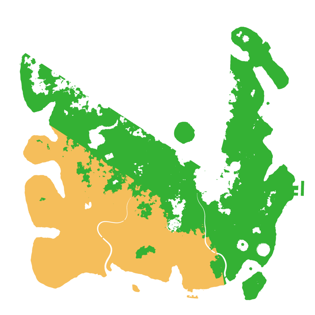 Biome Rust Map: Procedural Map, Size: 4250, Seed: 615114793
