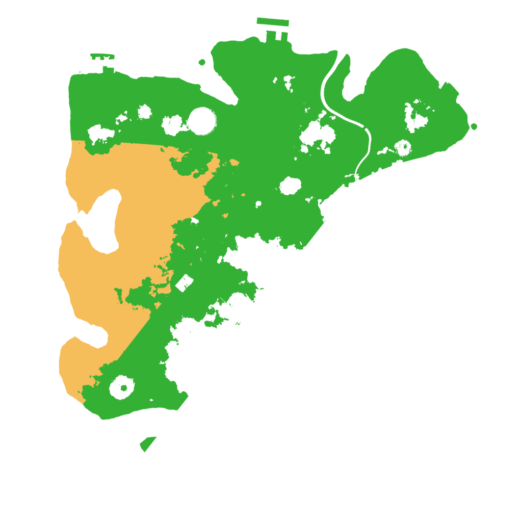 Biome Rust Map: Procedural Map, Size: 3300, Seed: 339492693