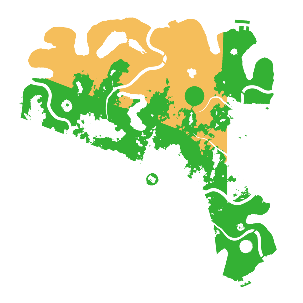 Biome Rust Map: Procedural Map, Size: 4096, Seed: 295926099
