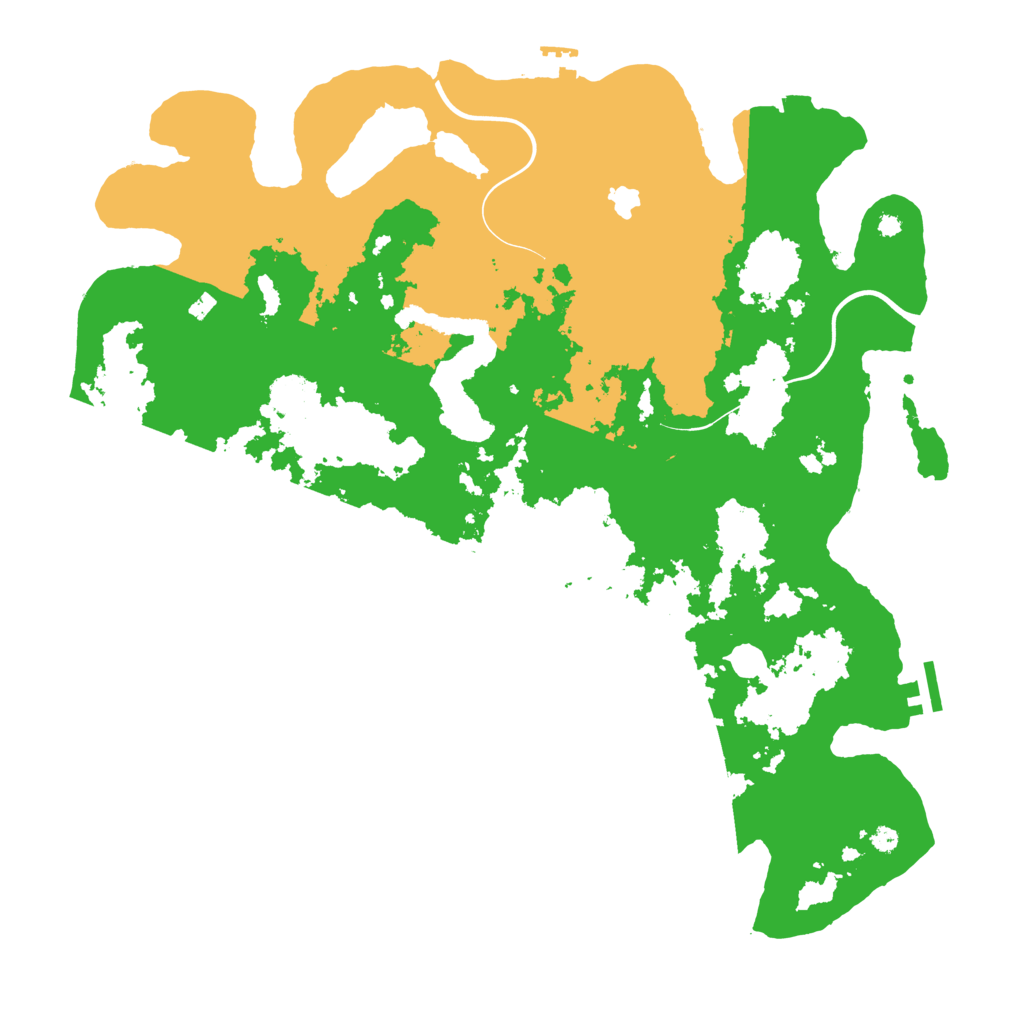 Biome Rust Map: Procedural Map, Size: 4096, Seed: 295926099