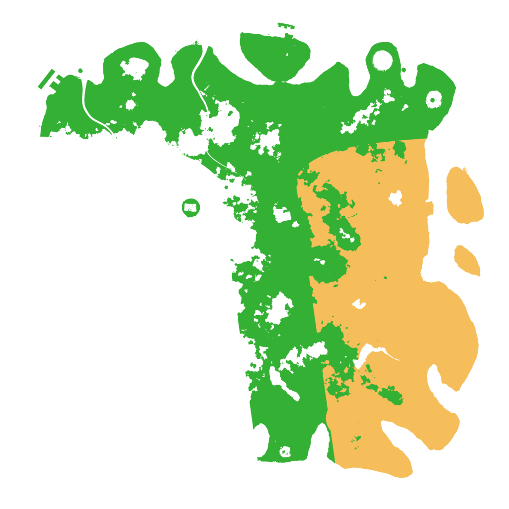 Biome Rust Map: Procedural Map, Size: 4500, Seed: 647797132