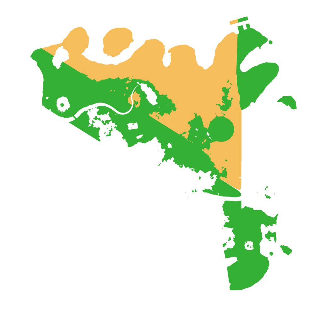 Biome Rust Map: Procedural Map, Size: 3500, Seed: 984312501
