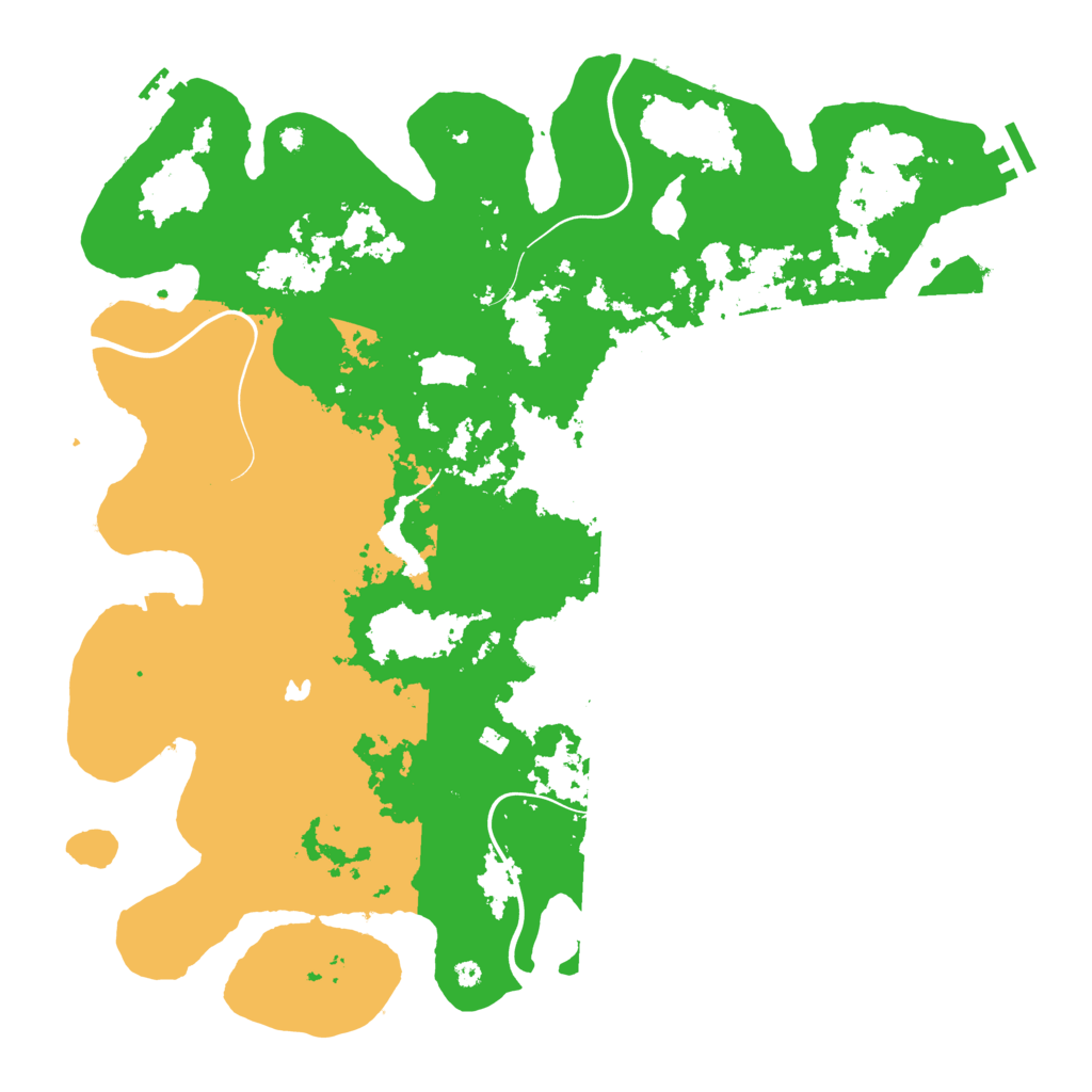 Biome Rust Map: Procedural Map, Size: 4250, Seed: 2096168898