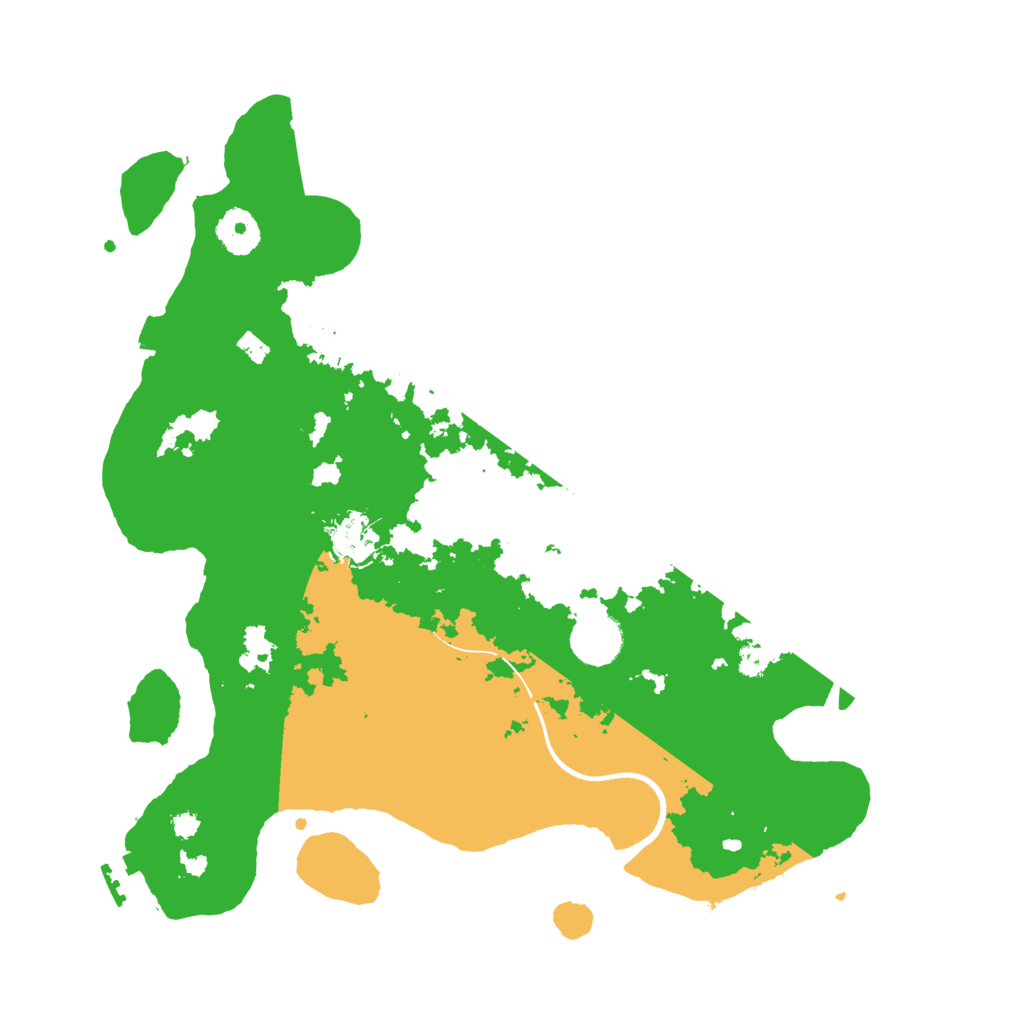 Biome Rust Map: Procedural Map, Size: 3500, Seed: 737145768