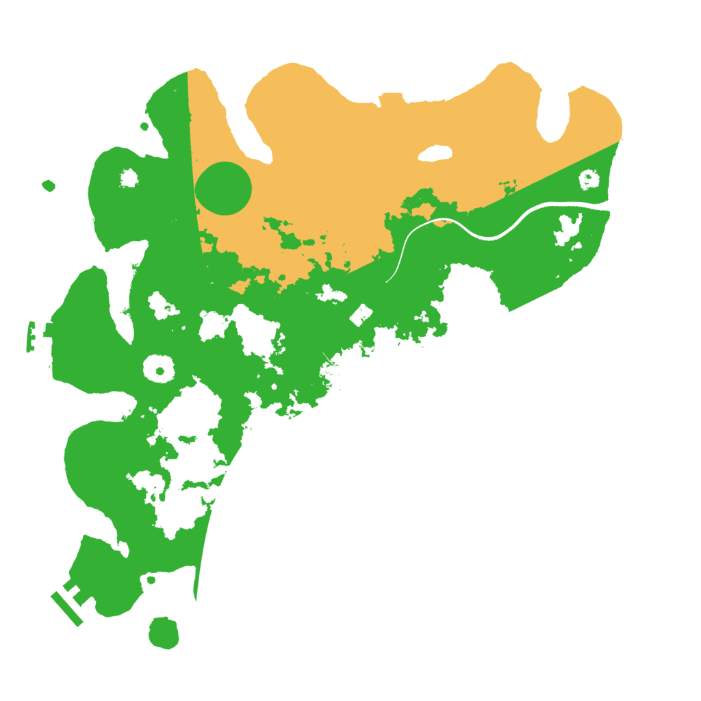 Biome Rust Map: Procedural Map, Size: 3450, Seed: 5468765