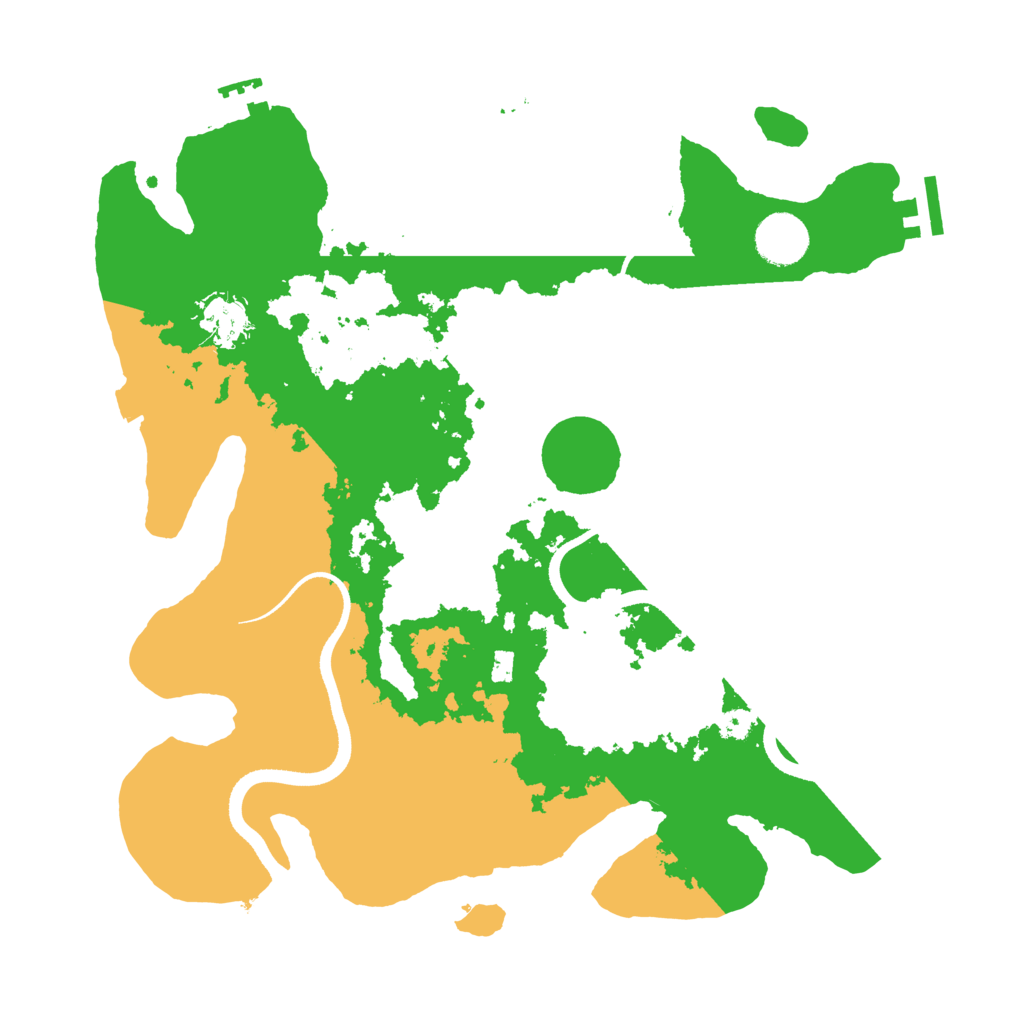 Biome Rust Map: Procedural Map, Size: 3500, Seed: 1864471720