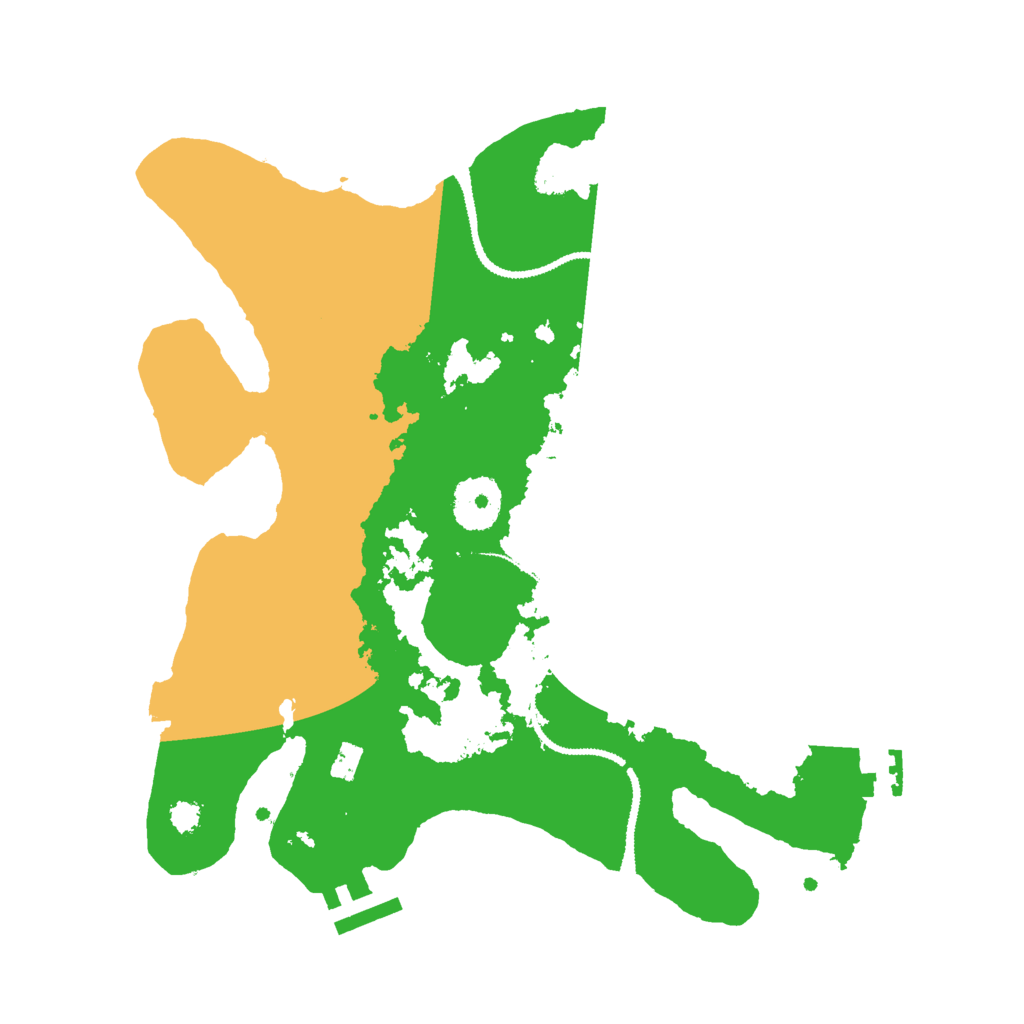 Biome Rust Map: Procedural Map, Size: 3000, Seed: 390764