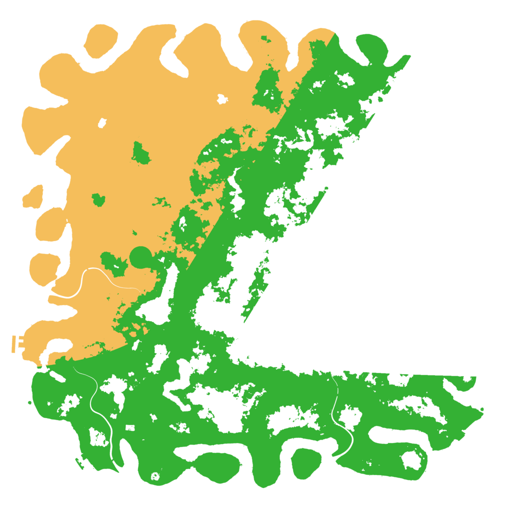 Biome Rust Map: Procedural Map, Size: 6000, Seed: 76164