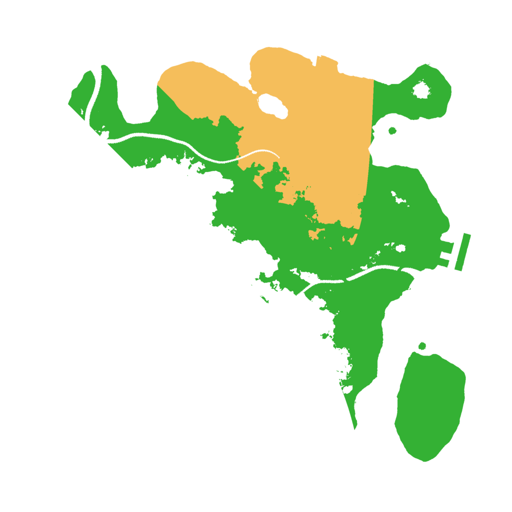 Biome Rust Map: Procedural Map, Size: 2750, Seed: 461906356
