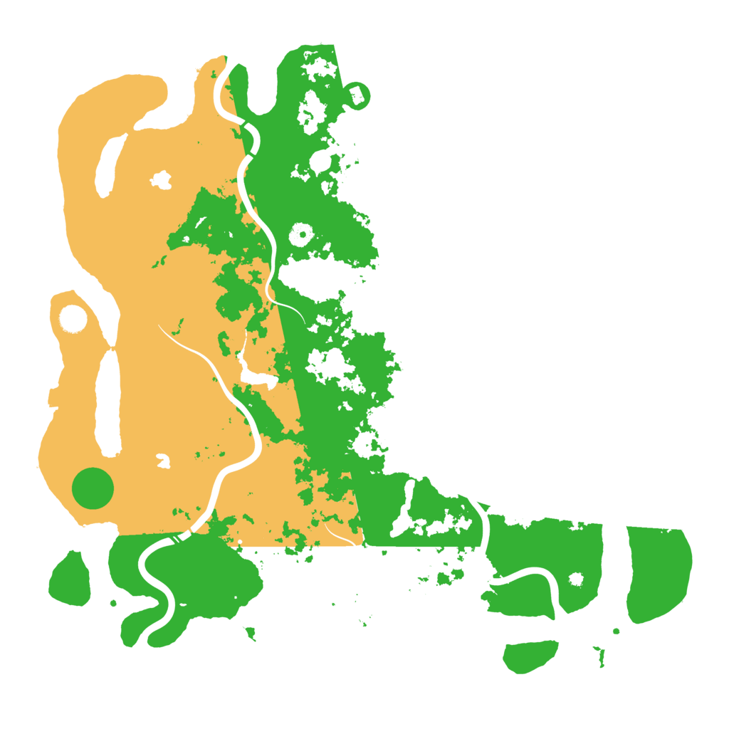 Biome Rust Map: Procedural Map, Size: 4599, Seed: 1899876