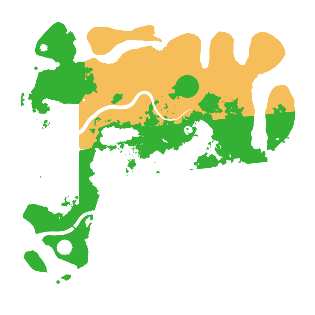 Biome Rust Map: Procedural Map, Size: 3650, Seed: 2060993210