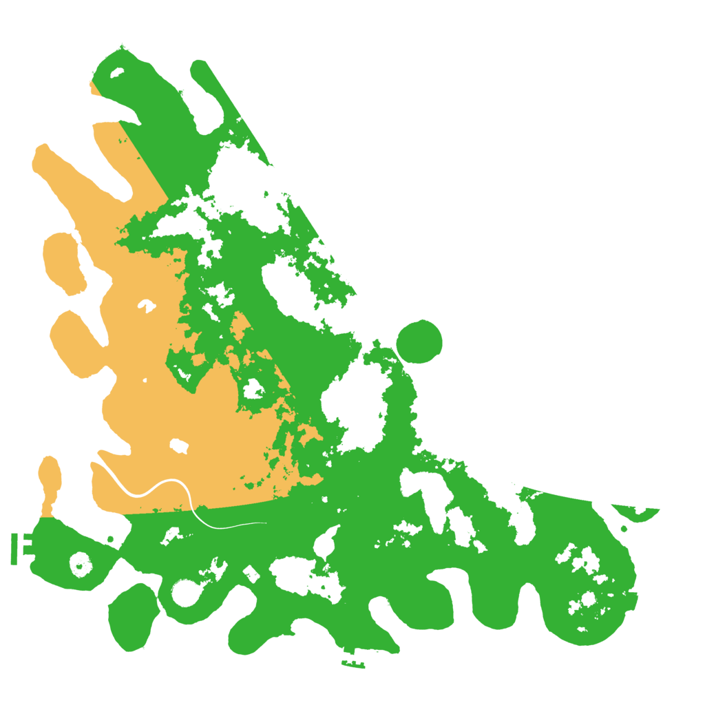 Biome Rust Map: Procedural Map, Size: 4500, Seed: 3676377