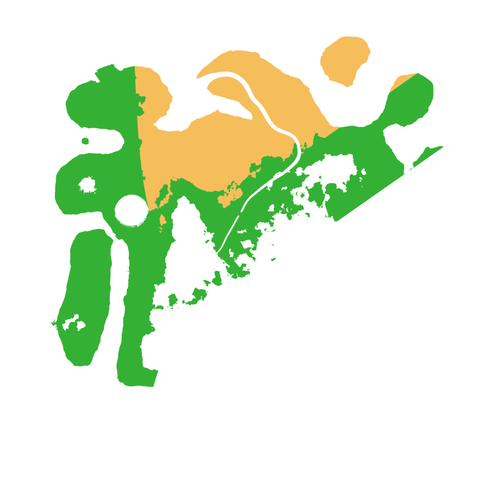 Biome Rust Map: Procedural Map, Size: 2800, Seed: 1030575887