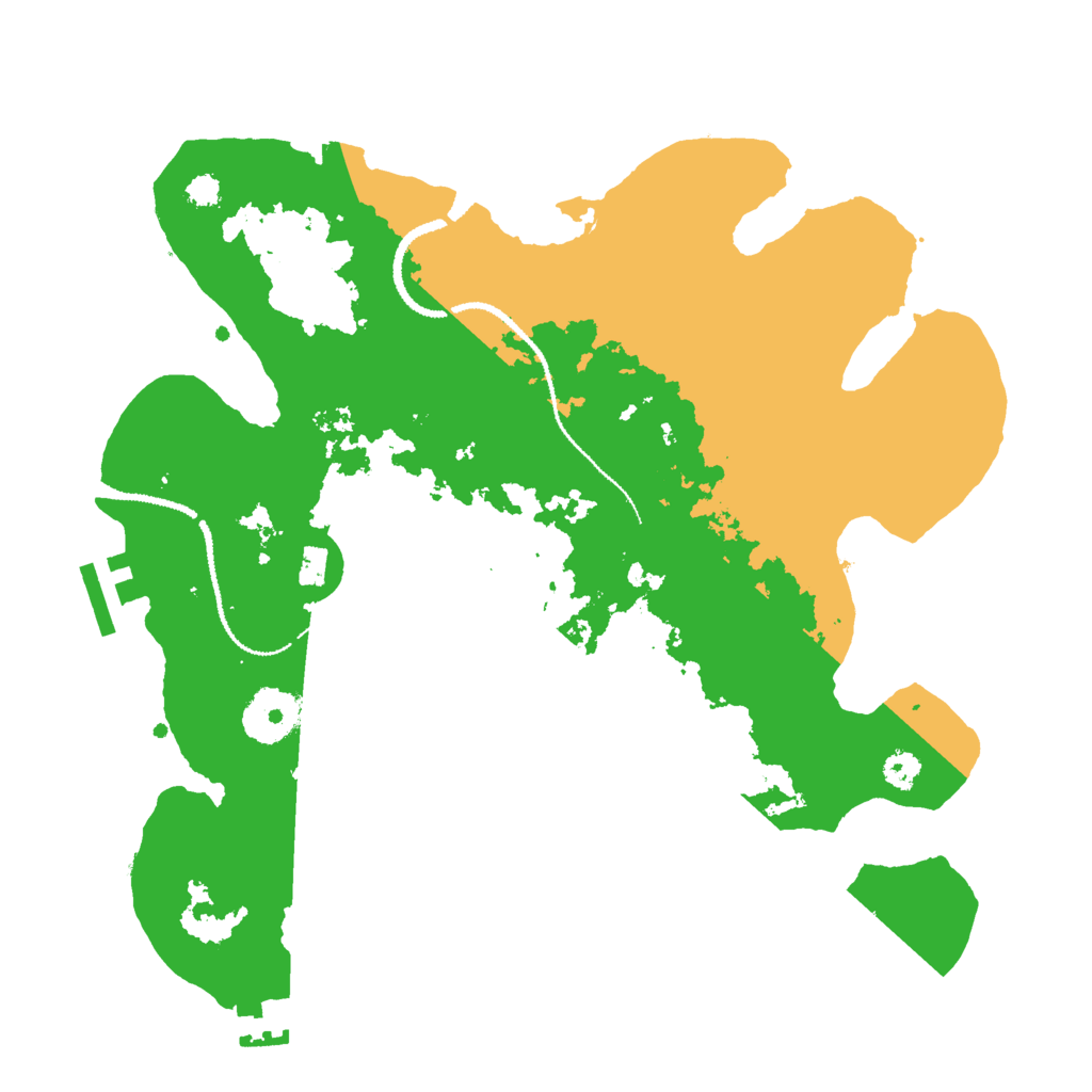 Biome Rust Map: Procedural Map, Size: 3000, Seed: 48815