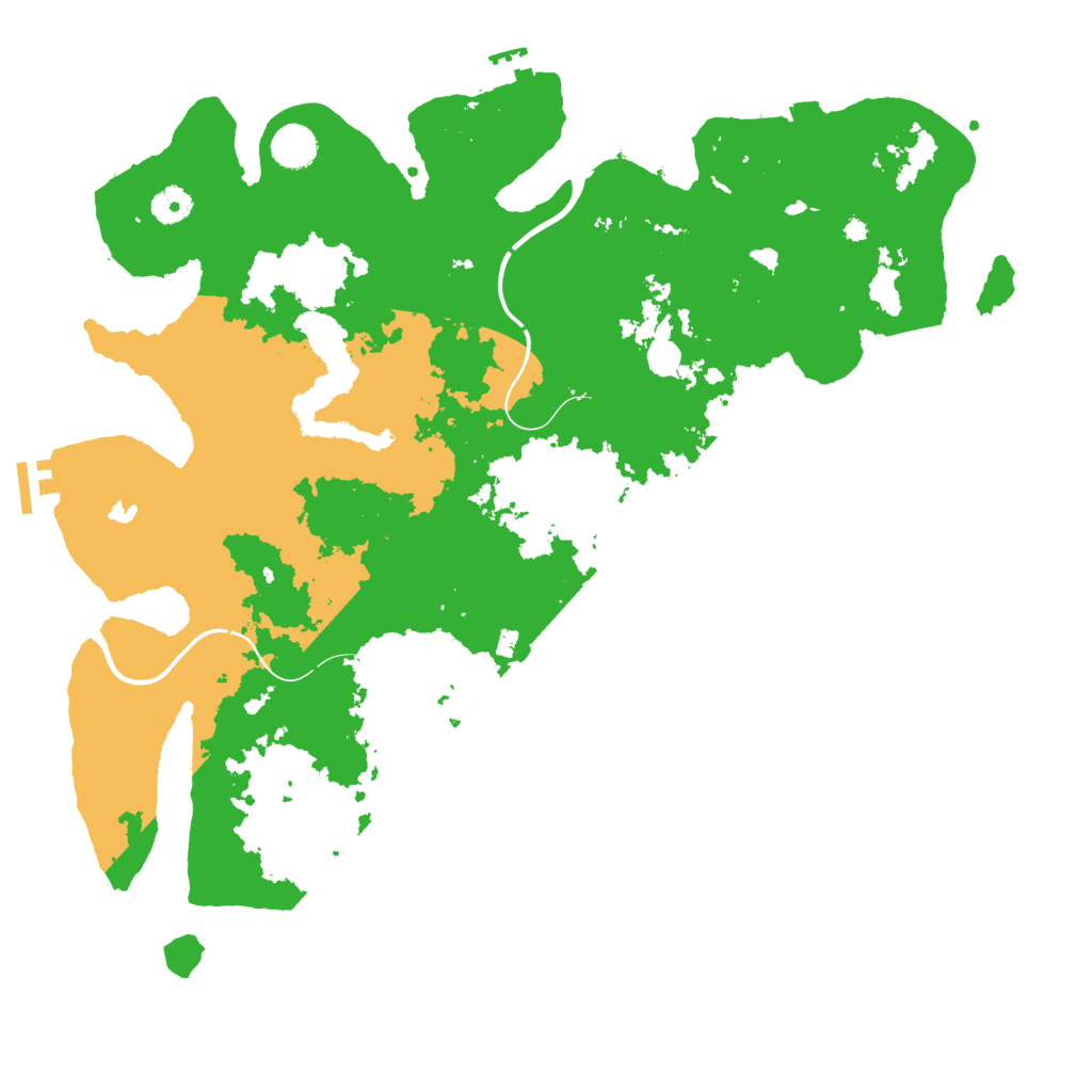 Biome Rust Map: Procedural Map, Size: 4250, Seed: 28251