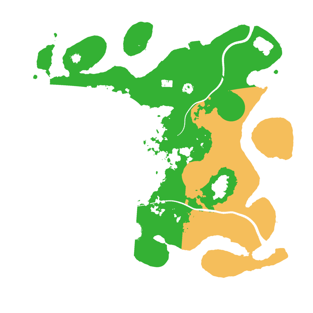 Biome Rust Map: Procedural Map, Size: 3000, Seed: 3518920