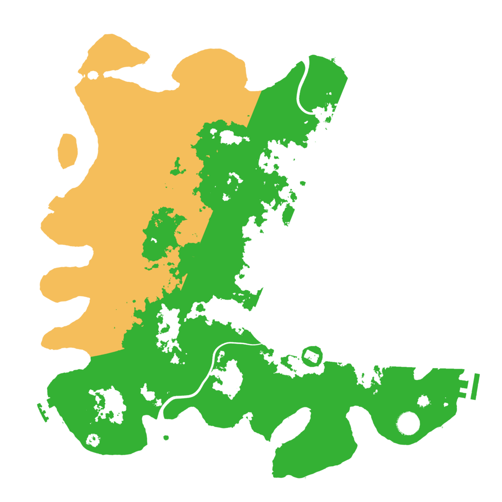 Biome Rust Map: Procedural Map, Size: 3850, Seed: 121009554