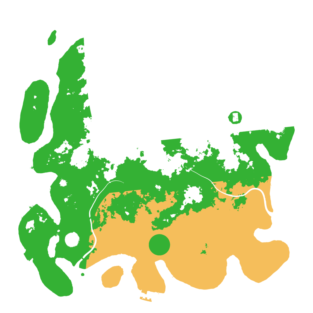 Biome Rust Map: Procedural Map, Size: 3900, Seed: 31000