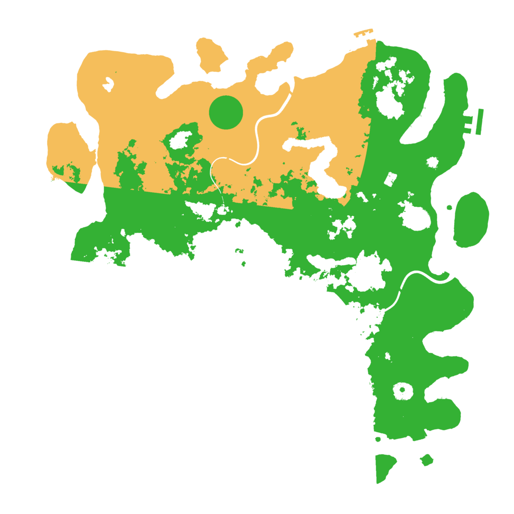 Biome Rust Map: Procedural Map, Size: 4000, Seed: 8563991