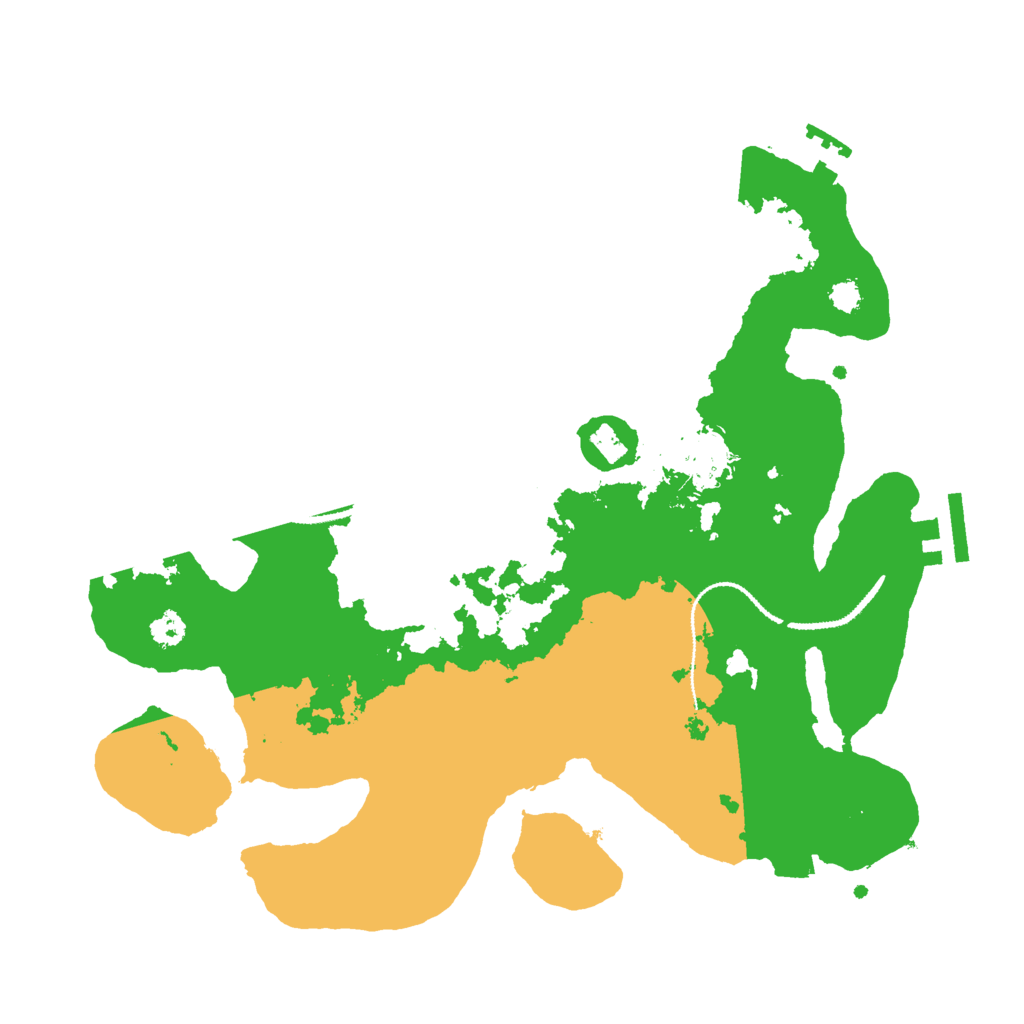 Biome Rust Map: Procedural Map, Size: 3000, Seed: 703016