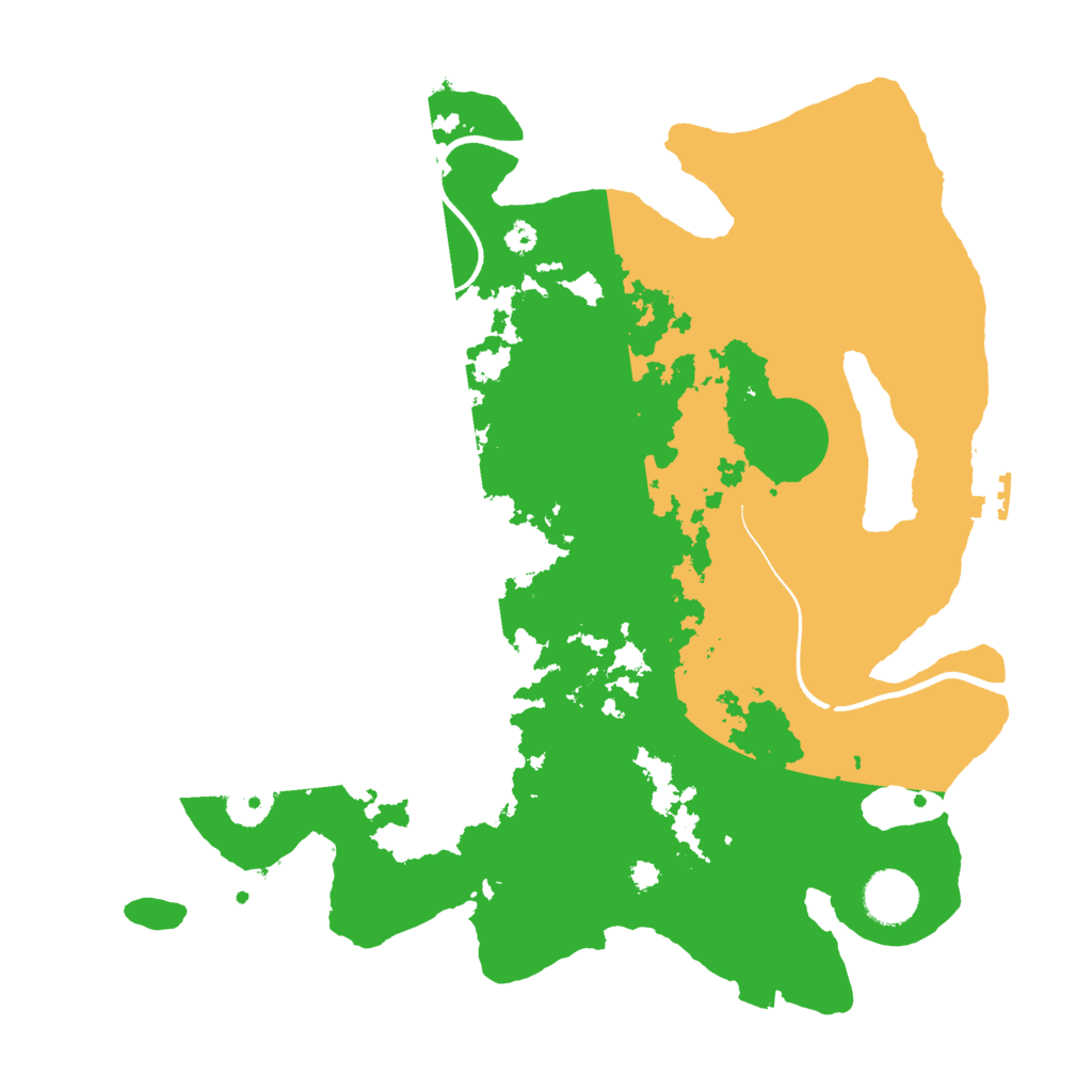 Biome Rust Map: Procedural Map, Size: 3500, Seed: 865313974