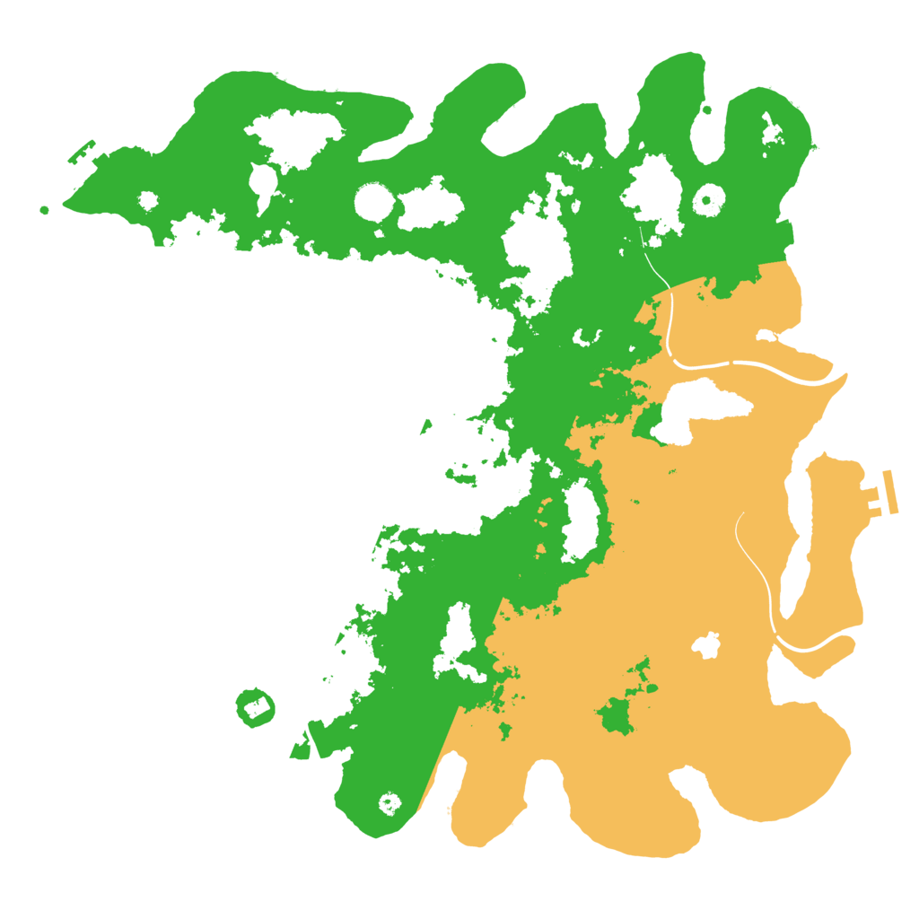 Biome Rust Map: Procedural Map, Size: 4250, Seed: 258800