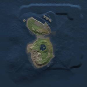 Thumbnail Rust Map: Procedural Map, Size: 1380, Seed: 1380, 2 Monuments